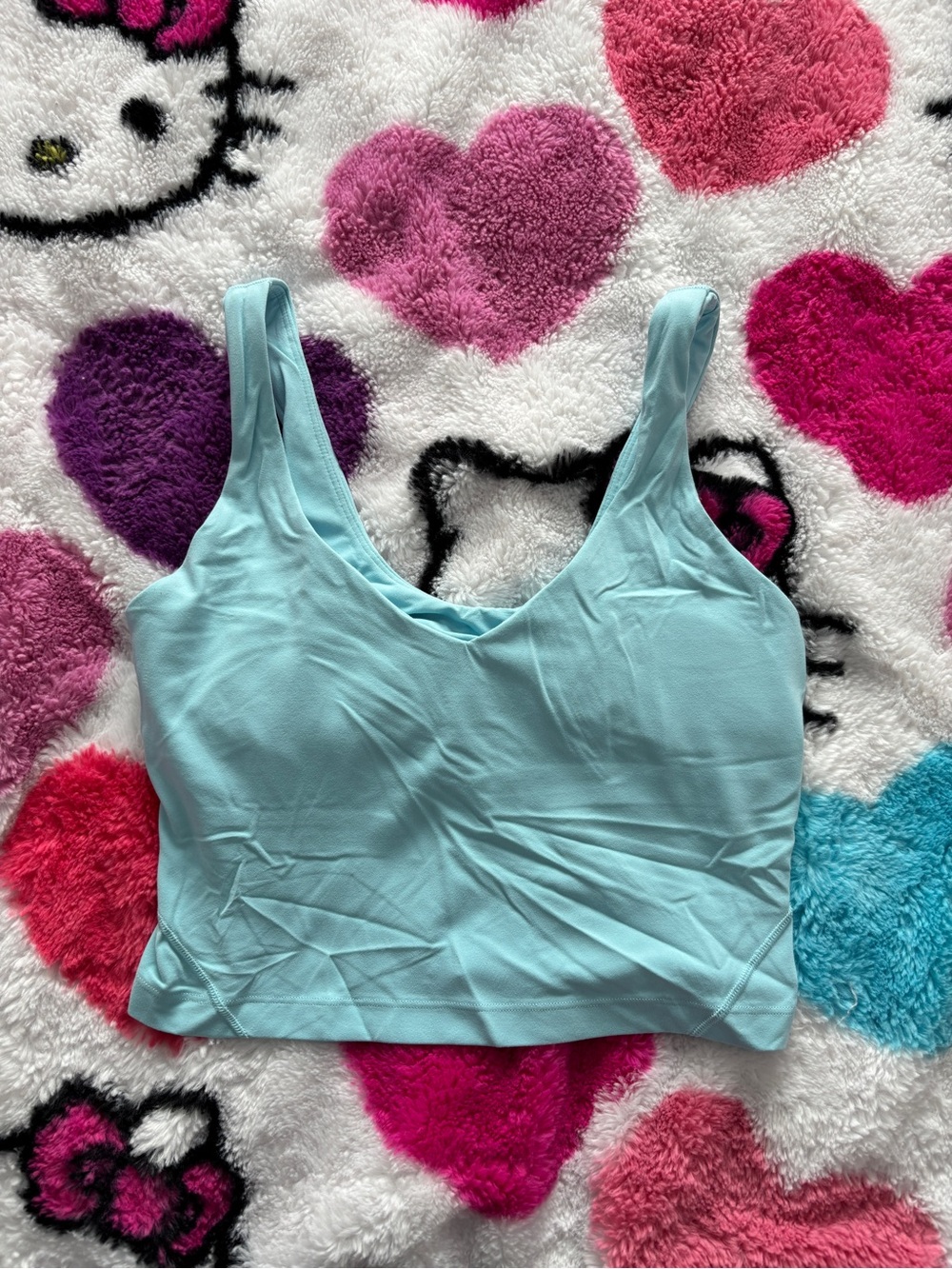 Lululemon Align Blue Crop Tank Top
